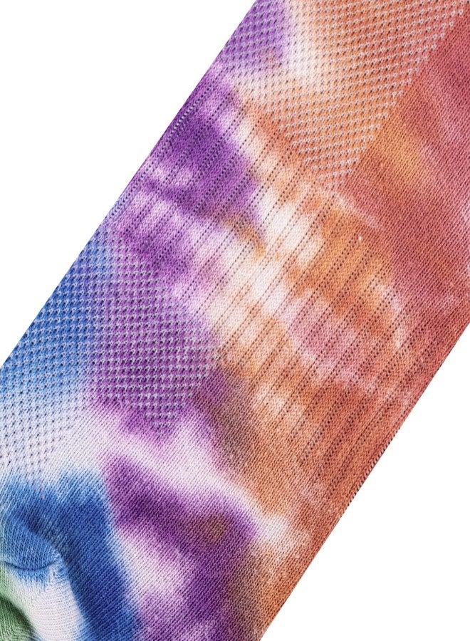 Odd Sox جوارب أود سوكس - باسيكس للجنسين - جوارب هيبي مصبوغة بربطة عنق - متوسطة - جوارب قطنية ناعمة مضلعة، مريحة، هدية عصرية للمراهقين ورمز للأناقة للنساء والفتيات - Image 4