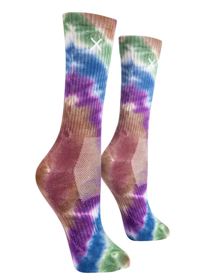 Odd Sox جوارب أود سوكس - باسيكس للجنسين - جوارب هيبي مصبوغة بربطة عنق - متوسطة - جوارب قطنية ناعمة مضلعة، مريحة، هدية عصرية للمراهقين ورمز للأناقة للنساء والفتيات - Image 3