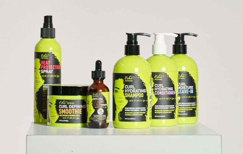 Esha Girl Natural â€“ Leave-In Conditioner - Moisturize Dry Hair - Enhance, Nourish, Hydrate Curls - Biotin Infused - Coconut Frizz Hair Care (4 oz.) - Image 5