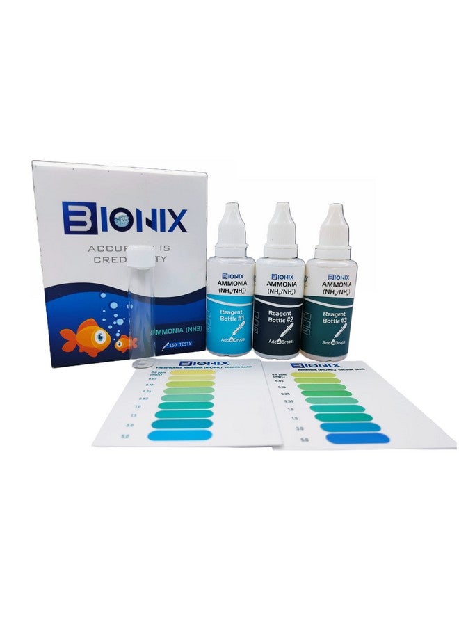 Bionix BIONIX Ammonia Test Kit for Freshwater(150 Test) - Image 2