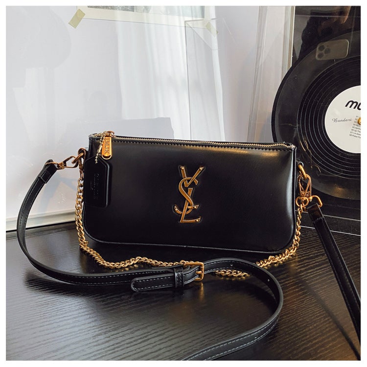 Saint Laurent YSL LE 5 À 7 in Smooth Leather women's bag Camera bag Handle Shoulder Bags Black - Image 5