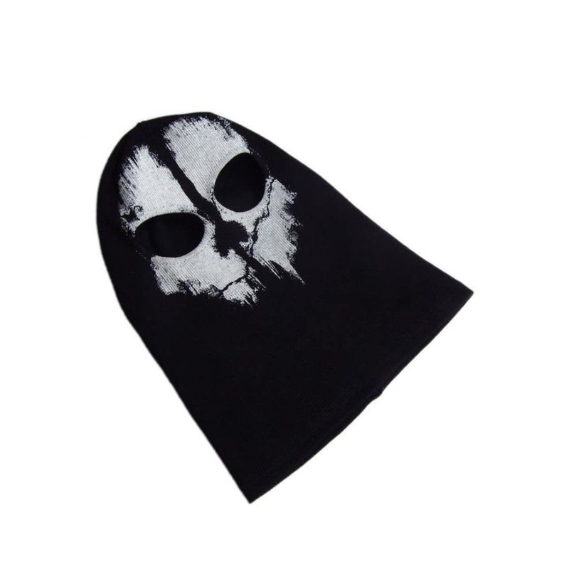 SzBlaZe Unisex Ghost Print Stocking Balaclava Mask Good for War Game Halloween Cosplay (Print 2) - Image 4
