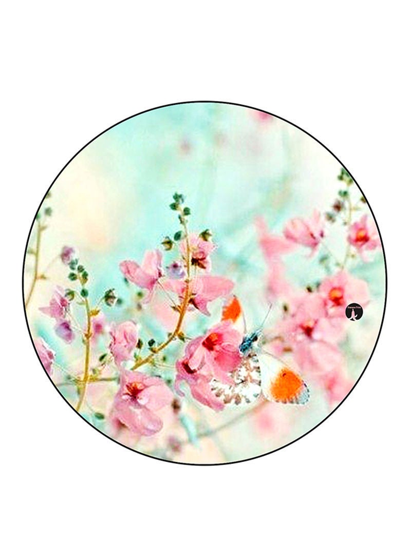 RKN Flowers Printed Mouse Pad  Multicolour
