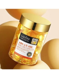 SADOER Hair Care Oil, Smooth Silky Hair Vitamin Capsule, Soft And Shiny Anti Loss Damaged Hair Care Hair Serum, Keratin Complex Hair Oil Capsules For For Damaged, Bleached And Dry Hair  - Image 2