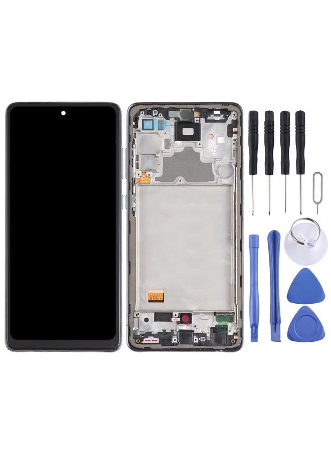 erorex Replacement incell Material LCD Screen and Digitizer Full Assembly with Frame Not Supporting Fingerprint Identification for Samsung Galaxy A72 4G SM-A725 - Image 2