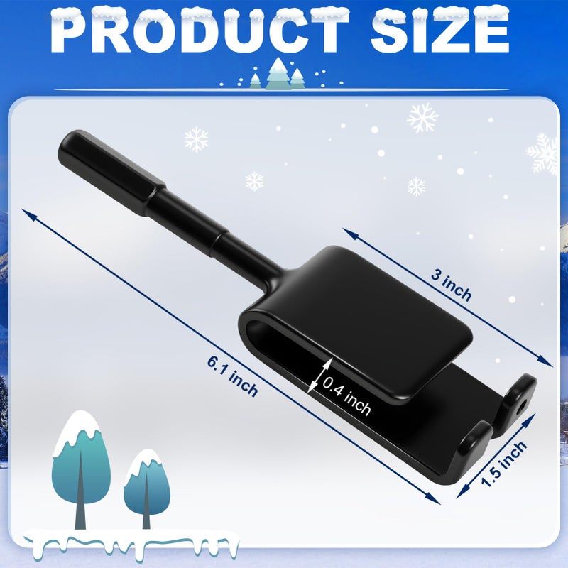 RGQSUN 1Pc Ice Anchor Drill Adapter,Ice Fishing Shelter Anchor Drill Attachment Power Tool for Setting up Winter Fishing Camping Tent Shanty Insert Sewing Accessories - Image 2
