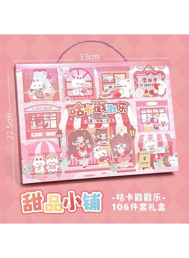 Bluejw Core Mo Shining Stamps Music Hand Account Gift Box Cute Girl Square Hand Account Suit Girl Birthday Gift - Image 1
