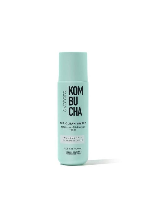Kombucha The Clean Sweep Face Toner Removes Excess Oil And Exfoliates Anti Aging And Hydrating Refine Pores Skinbalancing With Witch Hazel Smooth Squeakyclean 4.05 Fl. Oz/120 Ml