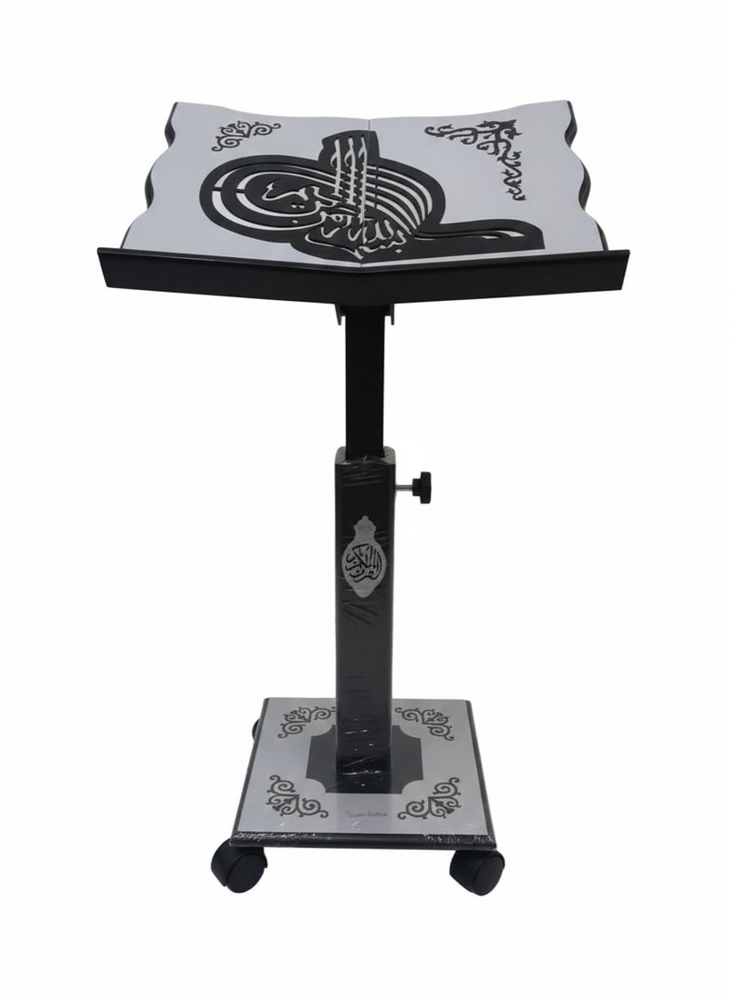 REBENUO Decorated Quran Stand with Traditional Damascus Mosaic Patterns - Image 1