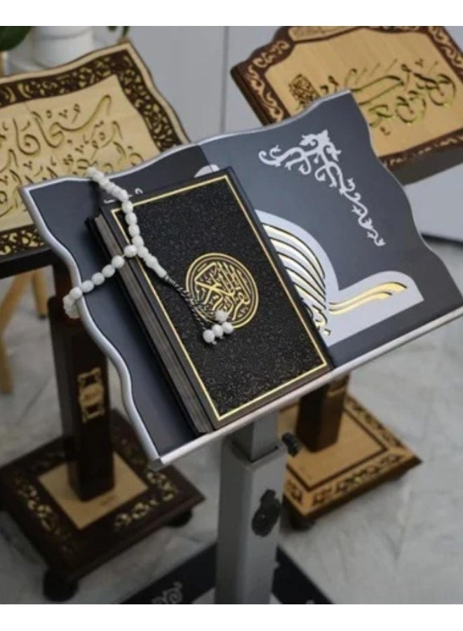 REBENUO Decorated Quran Stand with Traditional Damascus Mosaic Patterns - Image 3