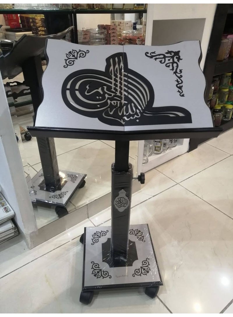 REBENUO Decorated Quran Stand with Traditional Damascus Mosaic Patterns - Image 4