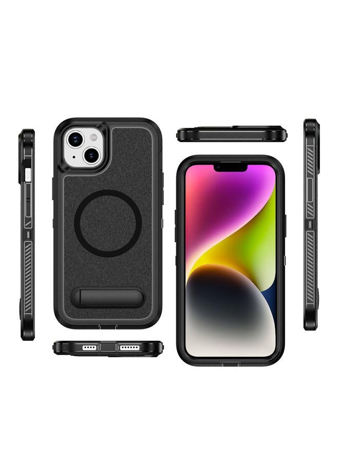 اس-توب جراب لهاتف iPhone 14 Plus Guard MagSafe Holder غير لامع من البولي كربونات الهجينة TPU - Image 2