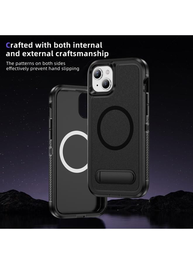 اس-توب جراب لهاتف iPhone 14 Plus Guard MagSafe Holder غير لامع من البولي كربونات الهجينة TPU - Image 3