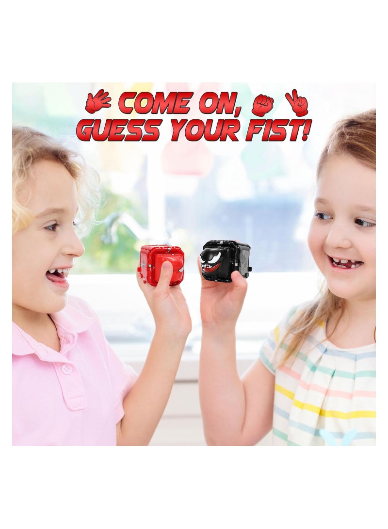 SYOSI 2 Pack Spider Battle Cubes - Rock Paper, Scissors Game, Portable Battle Guessing Fist Game Educational Toys, Creative Novelty Birthday Party Game Toy Gifts for Kids Adults - Image 4