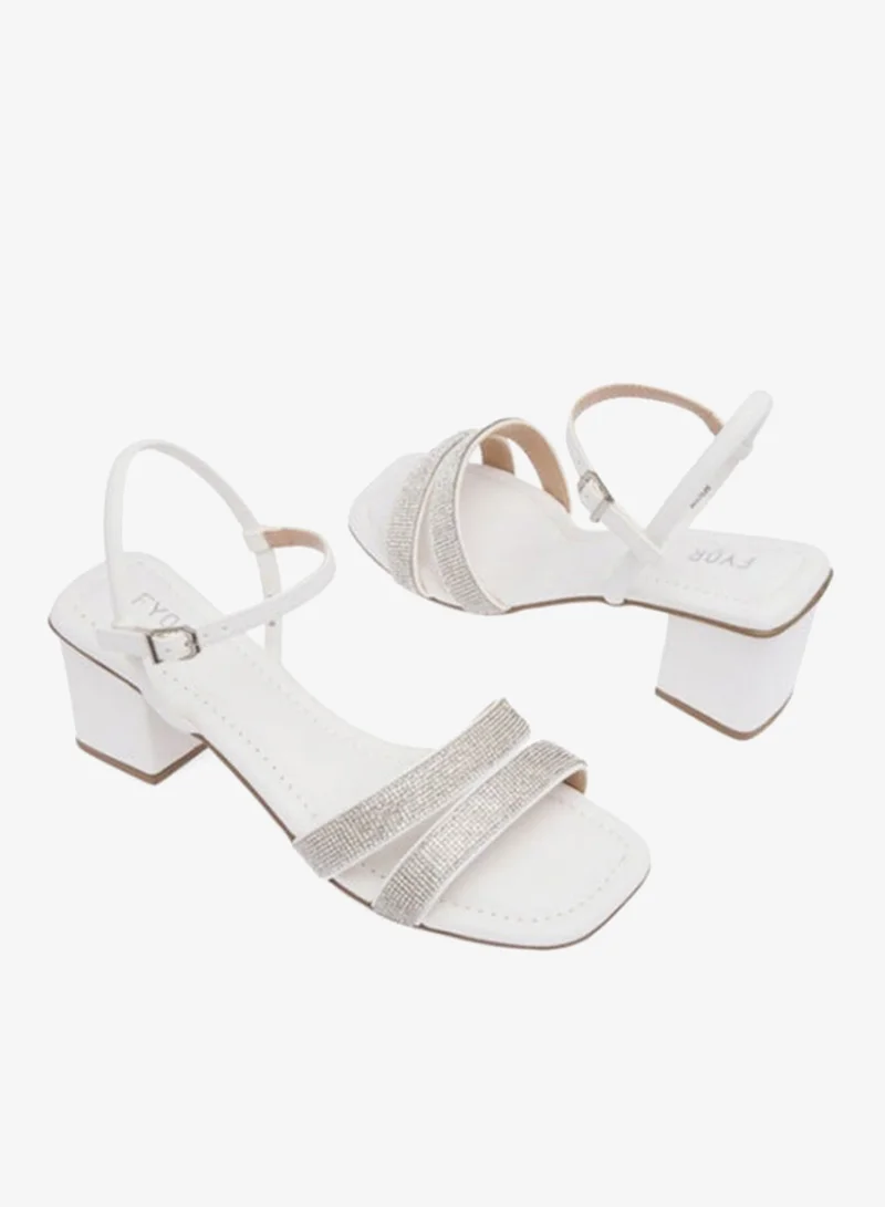 FYOR Sparkling Block Heel BDV 105