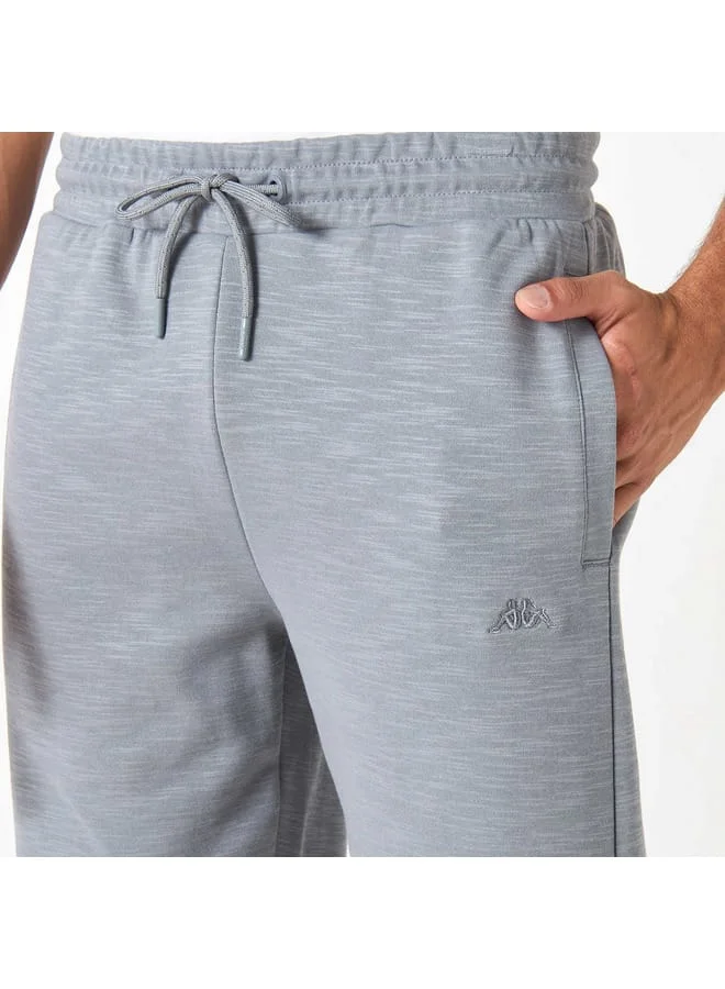 Kappa Kappa Logo Embroidered Shorts with Drawstring Closure and Pockets