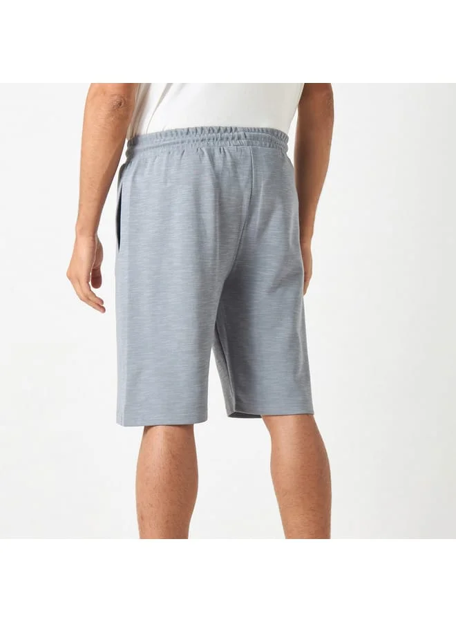 Kappa Kappa Logo Embroidered Shorts with Drawstring Closure and Pockets