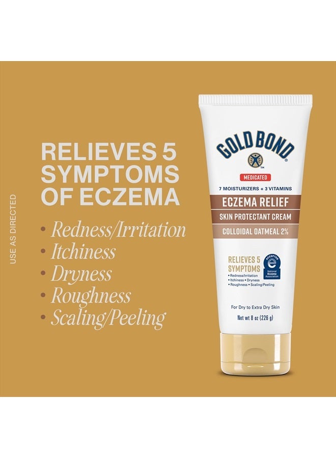 Gold Bond Medicated Eczema Relief Skin Protectant Cream, 8 oz., With 2% Colloidal Oatmeal - Image 4