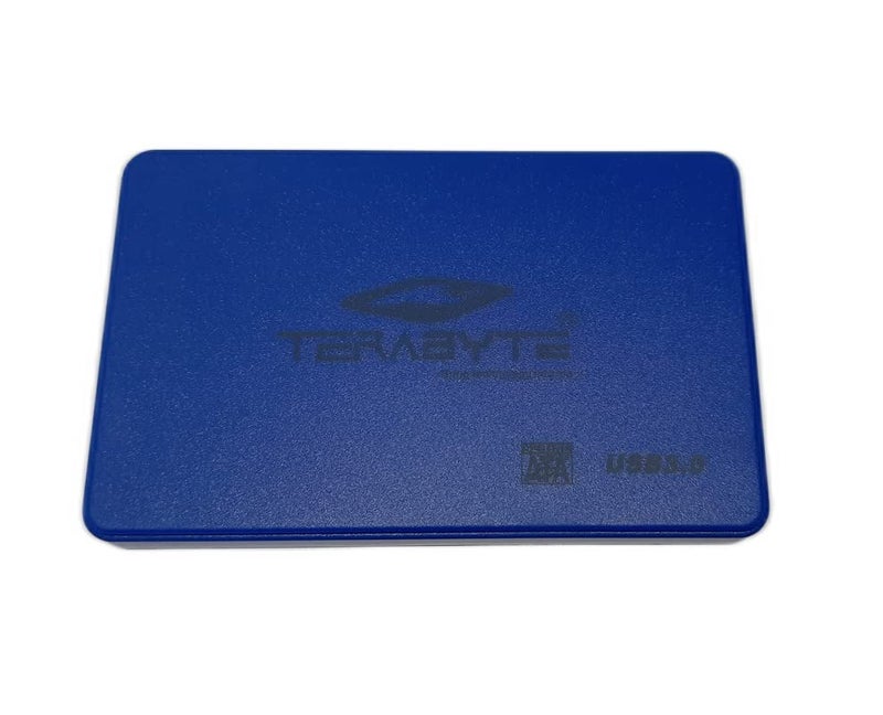 Terabyte Screwless Laptop Casing 2.5" USB 3.0 HDD/SSD Enclosure Case Cover SATA to USB 3.0 External Hard Drive Enclosure Case for Laptop Hard Disks ( Blue ) 7 - Image 1