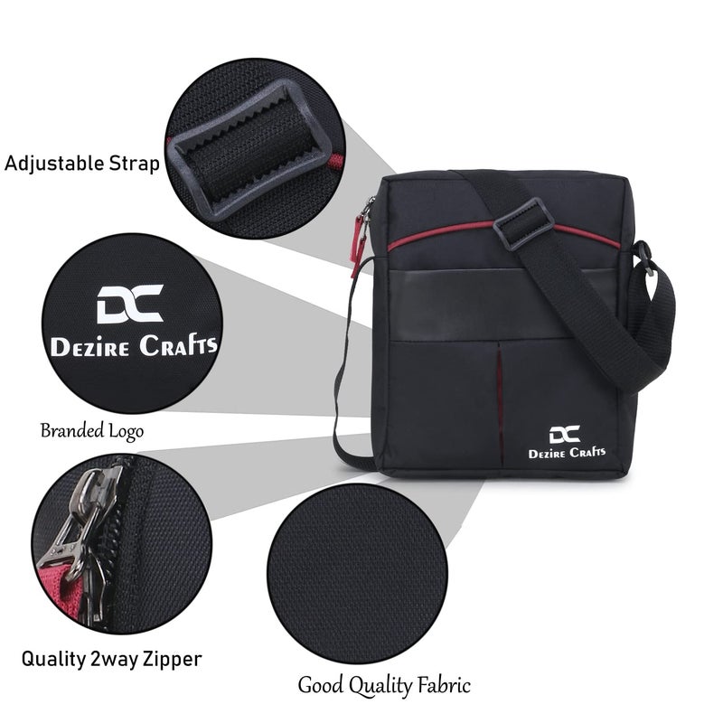 Dezire Crafts Sling Cross Body Travel Office Business Messenger Shoulder Bag for Men & Women (DC SLING BAGS 602) - Image 2