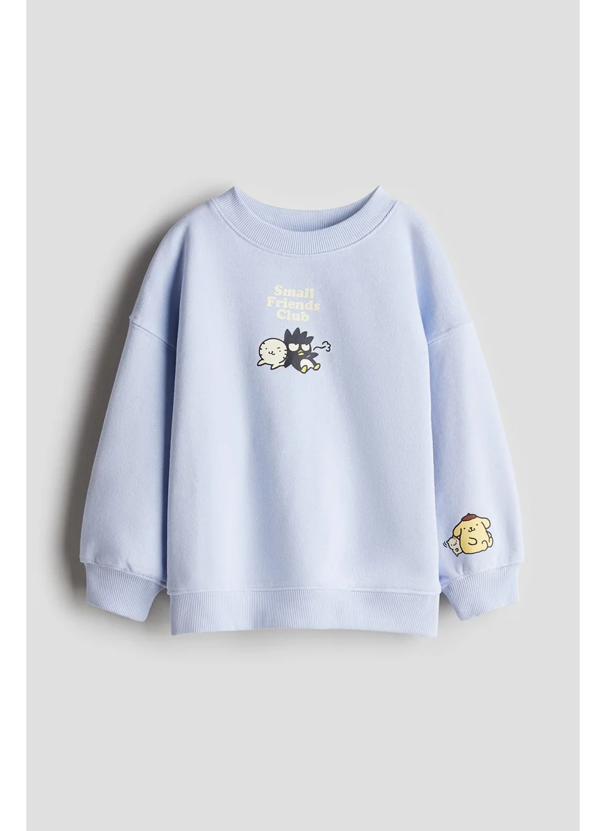 H&M Print-Motif Sweatshirt