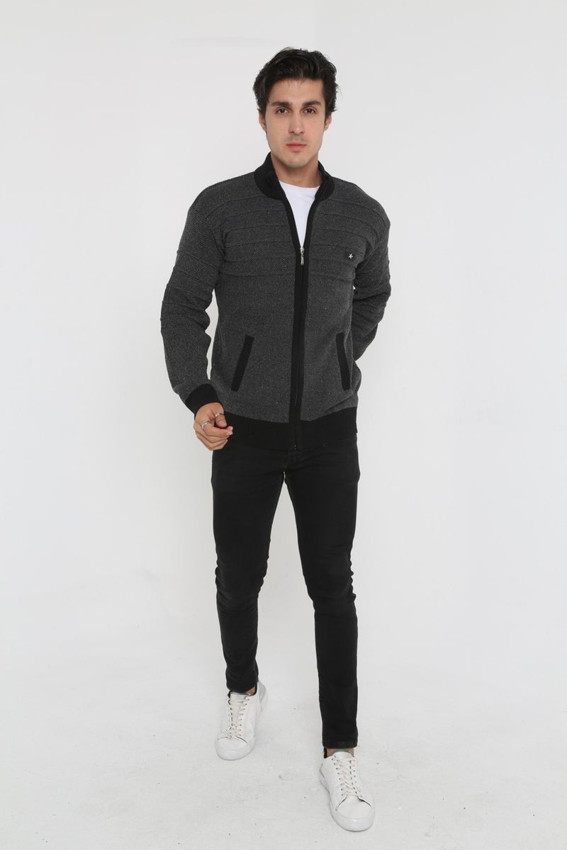 KMK Kombin KMK Combination Baba Super Oversized Knitwear Zippered Knitted Cardigan & Sweater  - Image 4