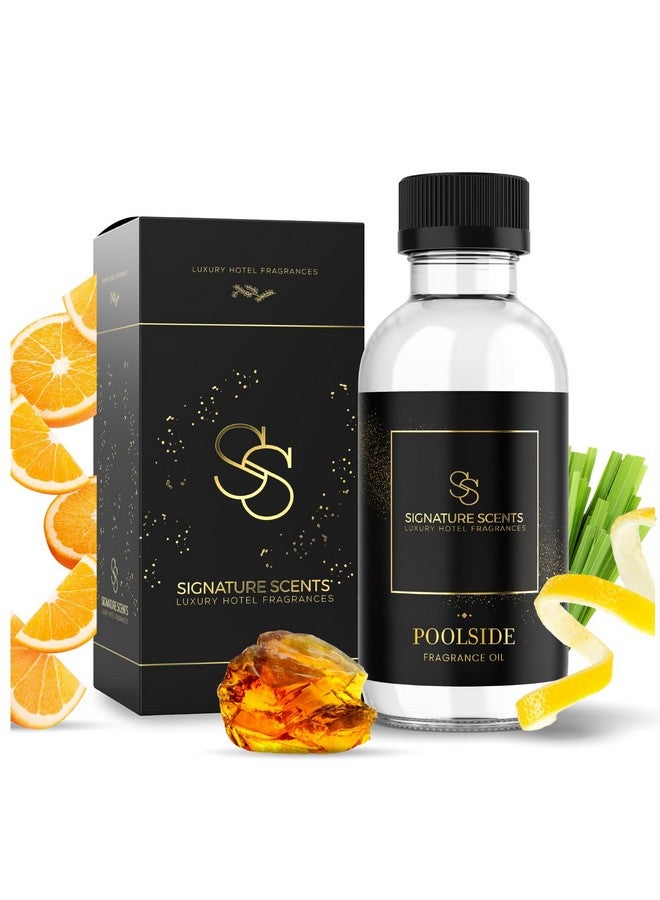 Signature Scents Signature Scents - Luxury Hotel Fragrances - Hotel Fragrance Oil - Diffuser Oil Blends for Aromatherapy (Poolside) 4.05 Fl Oz (120ml)  - Image 1