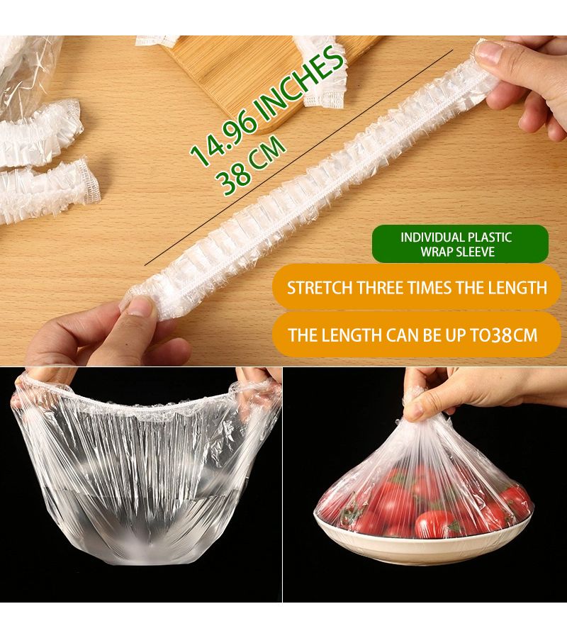 540Pcs White Dome Lids for Fruit Vegetable Food Covers Disposable Plastic Universal Kitchen Accessory - Image 5