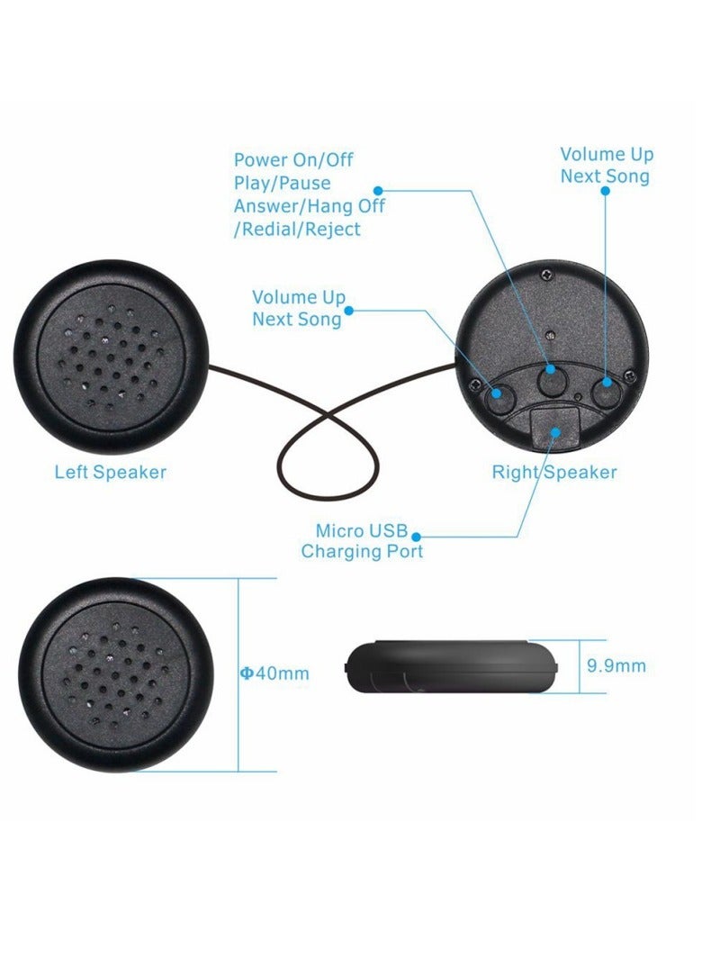 ارواق عصابة رأس لسماعات الرأس للأطفال، سماعات رأس لاسلكية فوق الأذن، عصابة رأس موسيقى من الصوف الناعم المرن المحمول، سماعات نوم مريحة للأطفال الرضع والأطفال الصغار، (قطعة واحدة، برتقالي) - Image 2