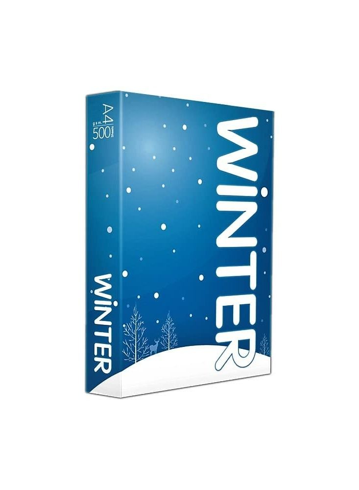 WINTER Photo Copy Paper (A4,80gsm, White,500 Sheets) - Image 1