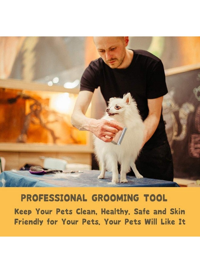 Highland Farms Select Deshedding Grooming Tool for Dogs, Cats & Horses, Ergonomic Design Wood Groom Brush, Professional Pet Groomer, Painlessly Remove for Short & Long Hair, Fur & Dirt - 2.5 Inches - Image 5