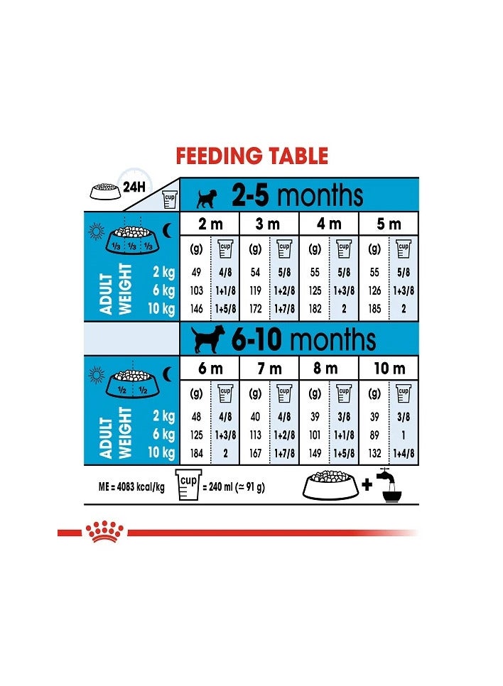 رويال كانين طعام رويال كانين الجاف للجراء من السلالات الصغيرة (حتى 10 كجم)، 8 كجم - Image 5