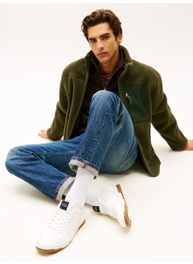 TOMMY HILFIGER Lightweight Basketball Trainers With Leather - Image 2