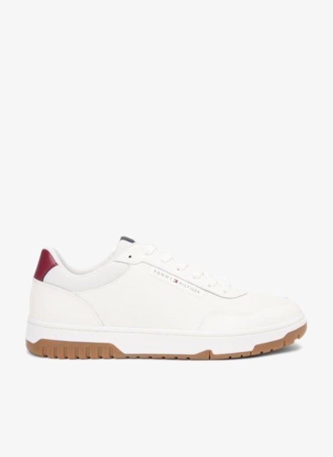 TOMMY HILFIGER Lightweight Basketball Trainers With Leather - Image 1