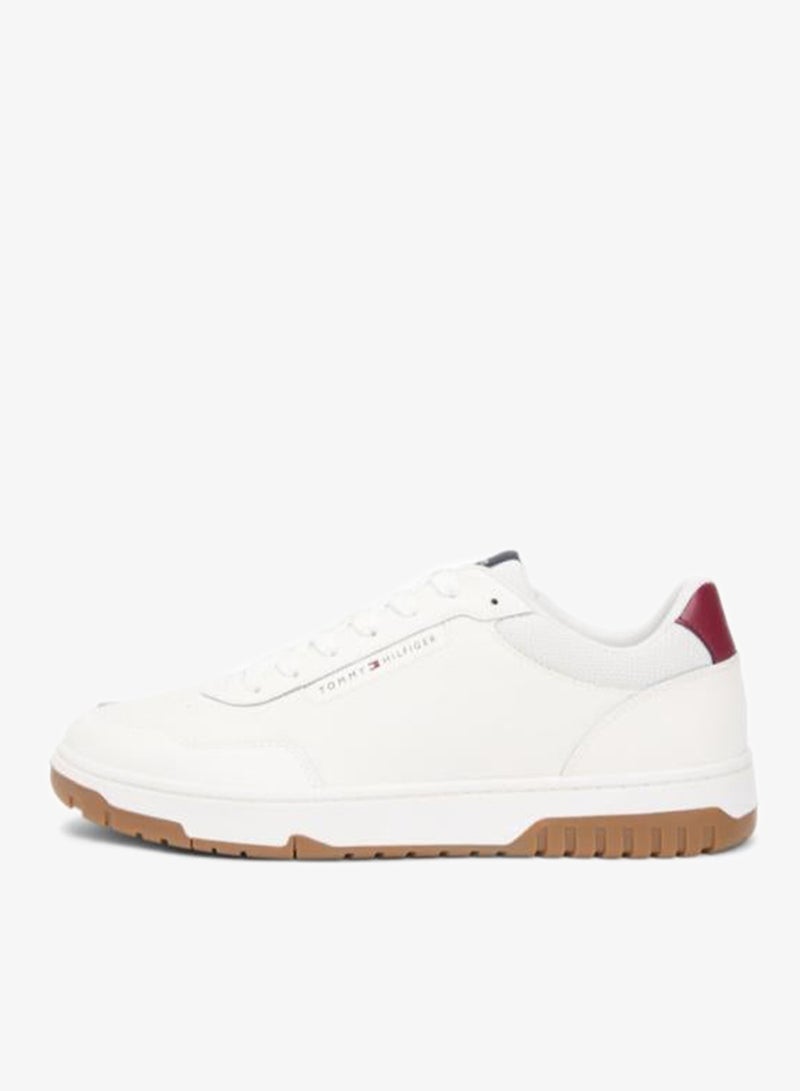 TOMMY HILFIGER Lightweight Basketball Trainers With Leather - Image 3