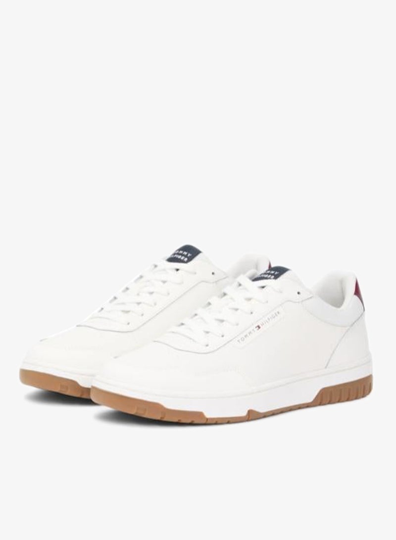 TOMMY HILFIGER Lightweight Basketball Trainers With Leather - Image 4