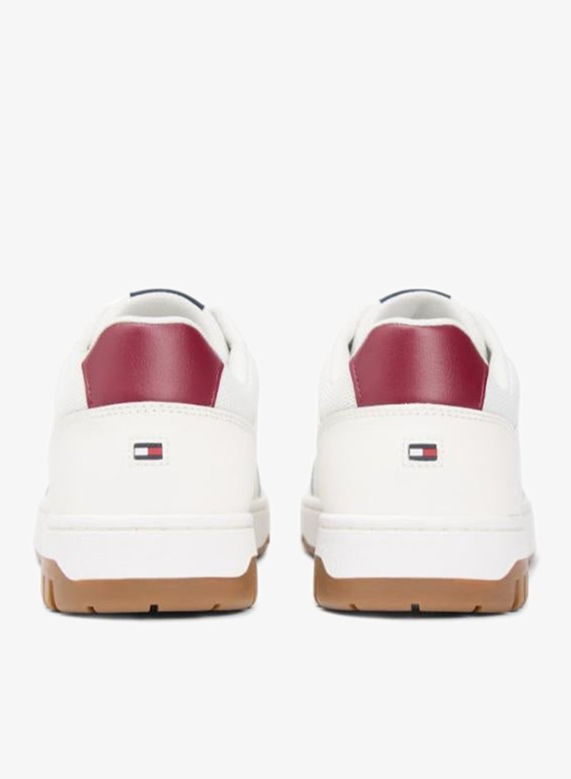 TOMMY HILFIGER Lightweight Basketball Trainers With Leather - Image 5