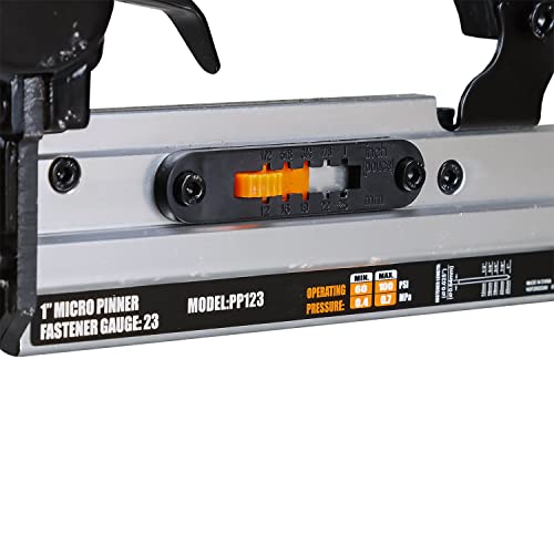 Freeman PP123 Pneumatic 23-Gauge 1" Micro Pinner with Belt Hook - Image 4