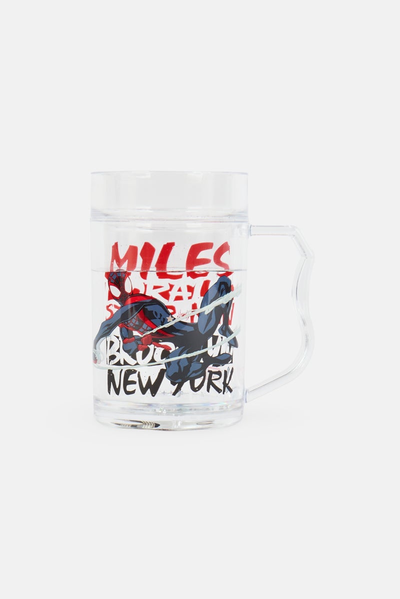 MARVEL Spiderman Plastic Mug 220 ml, Transaparent - Image 1