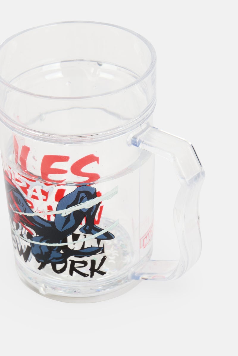 MARVEL Spiderman Plastic Mug 220 ml, Transaparent - Image 3