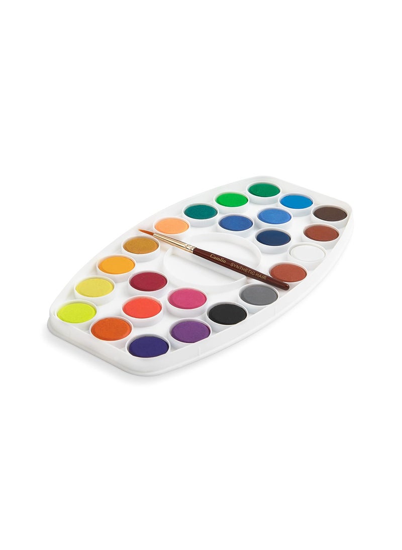 camel Camel Student Water Color Cake Set,24 Shades,Multicolor  - Image 3