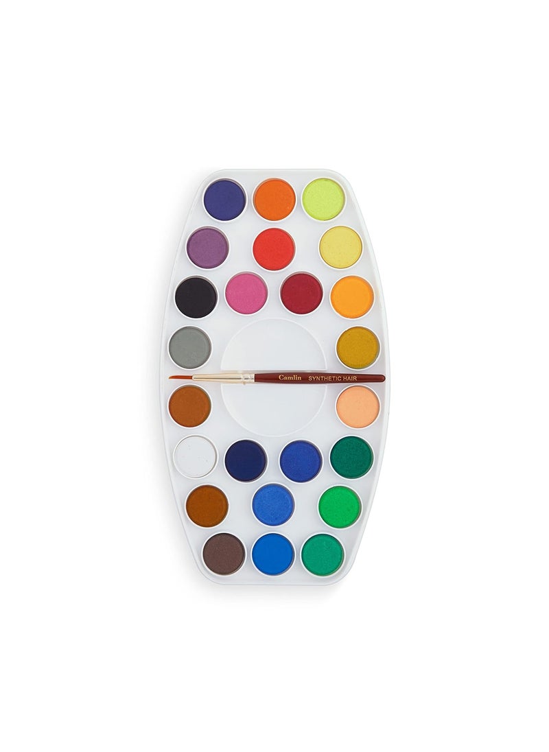 camel Camel Student Water Color Cake Set,24 Shades,Multicolor  - Image 2