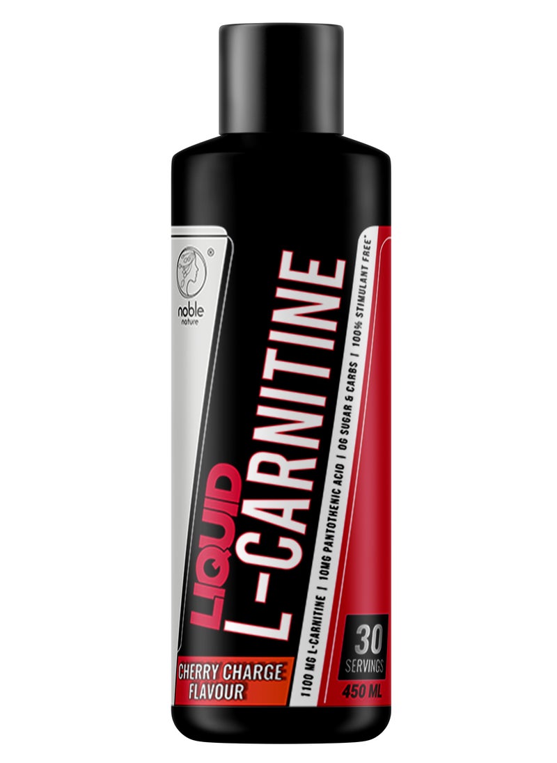 noble nature Liquid L Carnitine - 1100mg L-Carnitine, 10mg Pantothenic Acid, 0g Sugar & Carbs, 100% Stimulant Free  - Image 1