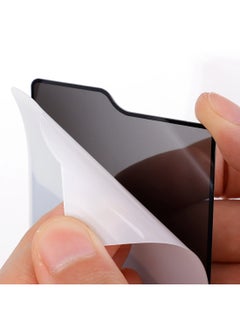 Wtech Samsung Galaxy Z Flip6 5G 2024 Premium E2E Privacy Full Glue Full Cover Tempered Glass Screen Protector (MSGECP) - Clear/Black  - Image 3
