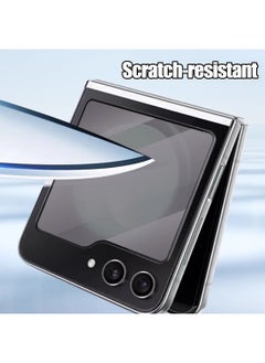 Wtech Samsung Galaxy Z Flip6 5G 2024 Premium E2E Privacy Full Glue Full Cover Tempered Glass Screen Protector (MSGECP) - Clear/Black  - Image 5