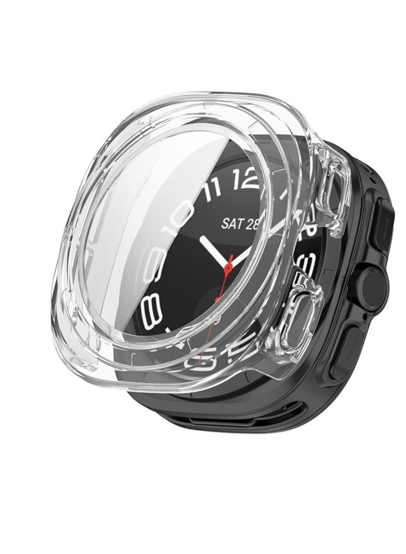 سامسونج جلاكسي واتش 7 الترا 47 ملم غطاء حماية مع واقي شاشة لساعة سامسونج جالاكسي واتش 7 الترا 47 ملم (شفاف ، 47 ملم