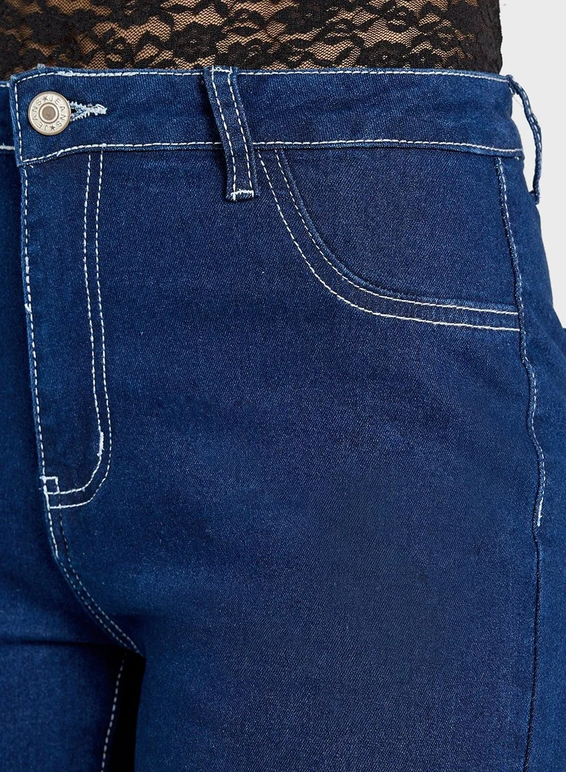 Ginger  High Rise Skinny Fit Jeans for Women | Best Price UAE