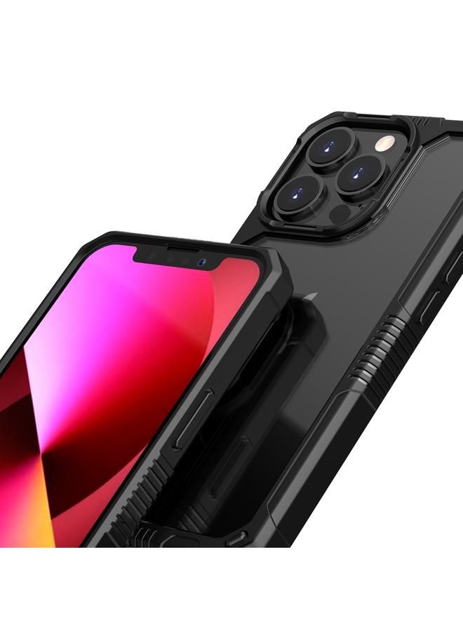 S-TOP Case For iPhone 14 Pro Max Transparent Shockproof PC + TPU Phone Case - Image 5