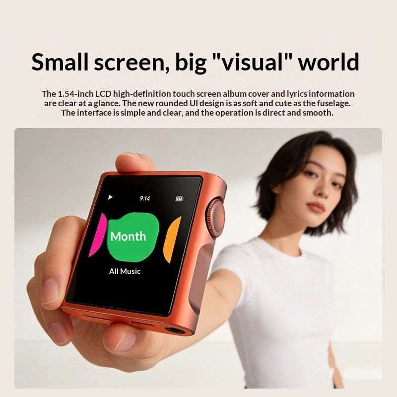 Shanling M0 Pura Portable HiFi MP3 Player Mini Bluetooth Lossless Music Walkman, Black - Image 3