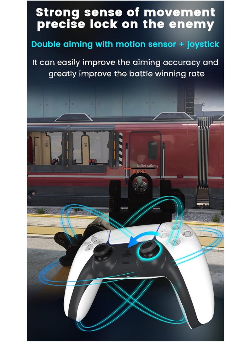 SYOSI Controller Wireless Adapter for Switch, Windows, PS4, PS5, with Controller Full Functions Support and Gyroscopic, Compatible with Xbox Controller, Switch Pro, PS4/PS5 Controller - Image 4